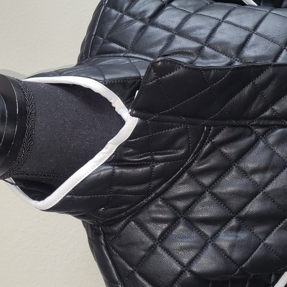 💕NWT Andrew Marc Sport Faux Leather Jacket💕 - Picture 5 of 12